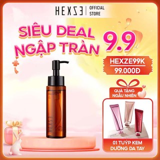 Dầu tẩy trang dưỡng da chống lão hóa tinh chất Hổ Phách Vàng HEXZE 120ml, tẩy trang 3 trong 1 sạch sâu an toàn lành tính