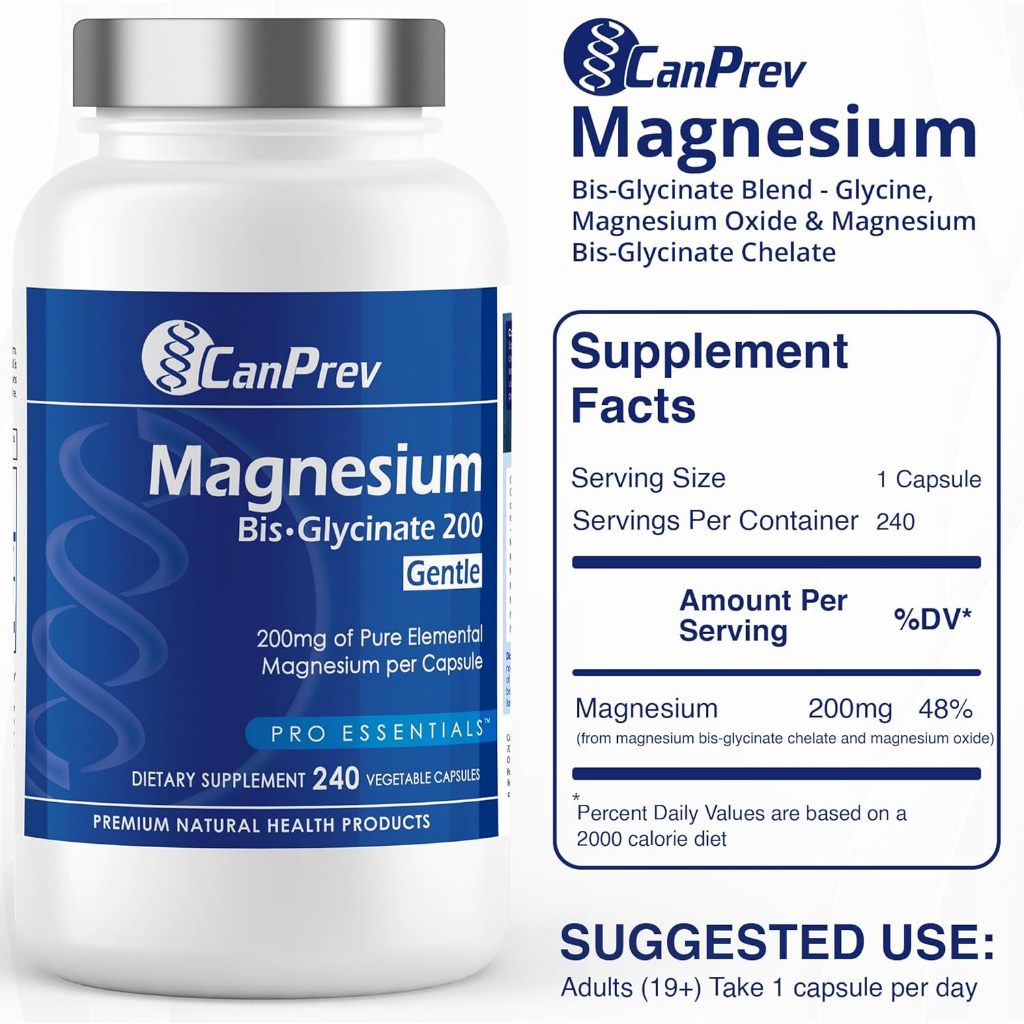 CanPrev Magnesium Bis-Glycinate 200 Gentle - Cải Thiện Giấc Ngủ, Giảm Căng Thẳng | BigBuy360 - bigbuy360.vn