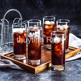 Bộ 6 Ly Thủy Tinh cafe 275ML - Ly ống Thủy Tinh Uống Cà Phê Ống Cao