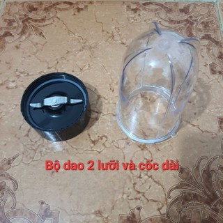 Combo phụ kiện máy xay sinh tố magic, sunhouse: Bộ dao và cối