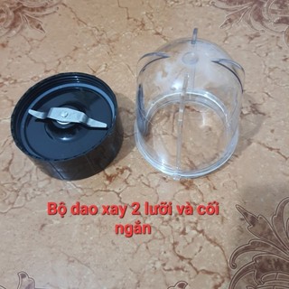 Combo phụ kiện máy xay sinh tố magic, sunhouse: Bộ dao và cối