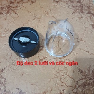 Combo phụ kiện máy xay sinh tố magic, sunhouse: Bộ dao và cối