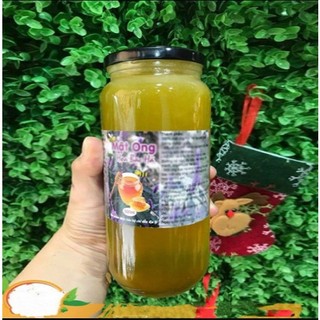 Hũ thủy tinh 1000ml nắp thiết đen