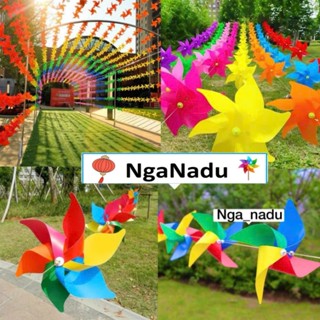 Sét 100 chong chóng- 50 chong chóng nhựa TREO  DÂY trang trí trường học,đền chùa,du lịch,homestay,quán cà phê