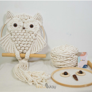 MẮT LÀM CÚ MÈO MACRAME (1 cặp)