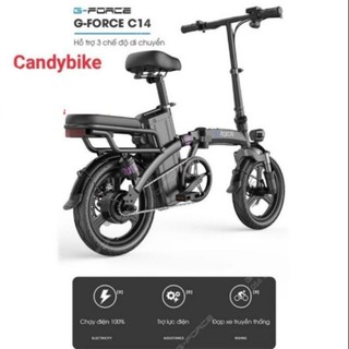 Xe Đạp Điện Gấp Gọn G-FORCE C14 (phiên bản 3 xóc)