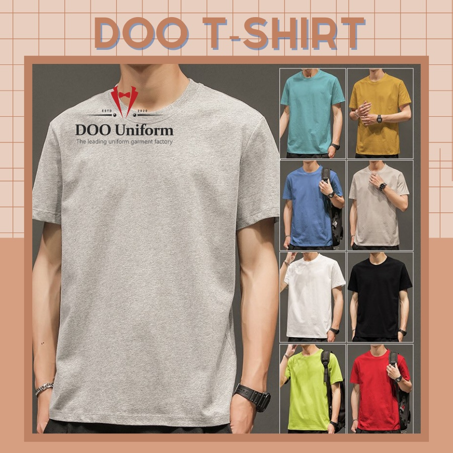 [DOO T-SHIRT] Áo thun Nam Basic trơn