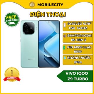 Điện Thoại Vivo iQOO Z9 Turbo 5G - Snapdragon 8s Gen 3 (BHV 12 tháng) Giá rẻ - Mobilecity