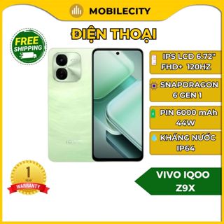 Điện Thoại Vivo iQOO Z9x 5G - Snapdragon 6 Gen 1 (BHV 12 tháng) Giá rẻ - MobileCity