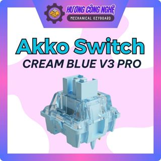 Combo 5-10 Switch Akko V3 Cream Blue Pro - Cho bàn phím cơ - Switch Tactile