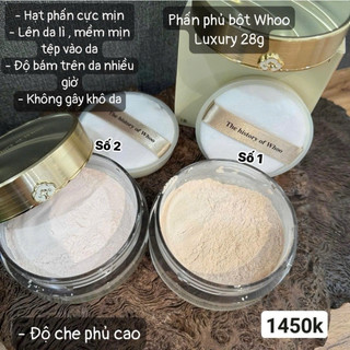 Phấn phủ Whoo phát sáng dạng bột 28g