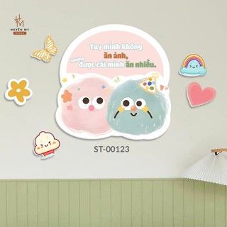 (BST Mới) Tranh Dán Sticker Những Câu Nói Hay, Ý Nghĩa Tráng Trí Phòng Khách, Phòng Làm Việc, Phòng Ngủ- Huyền My Decor
