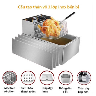 Bếp chiên nhúng điện