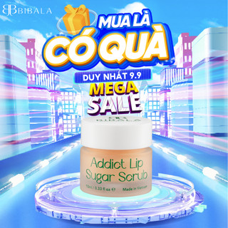 Kem Tẩy Da Chết Và Làm Mờ Thâm, Hồng Môi ADDICT LIP SUGAR SCRUB BIBALA 10gr