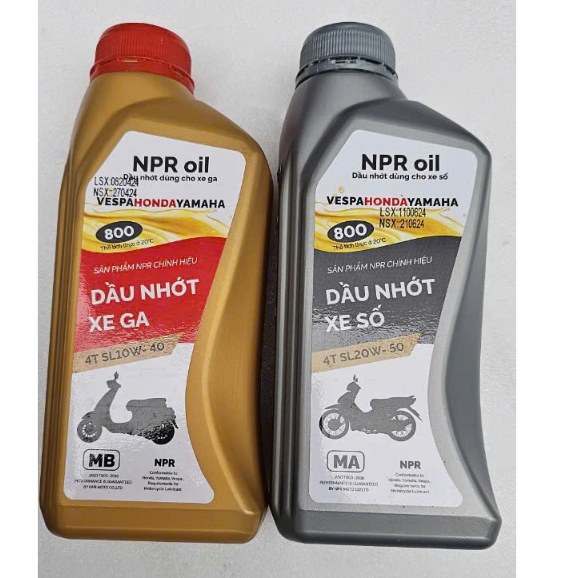 Dầu Nhớt Xe Máy NPR Hàng Chất Lượng Cao Bảo Vệ Động Cơ Bền Bỉ Dành cho các dòng xe ga xe số PTXM999
