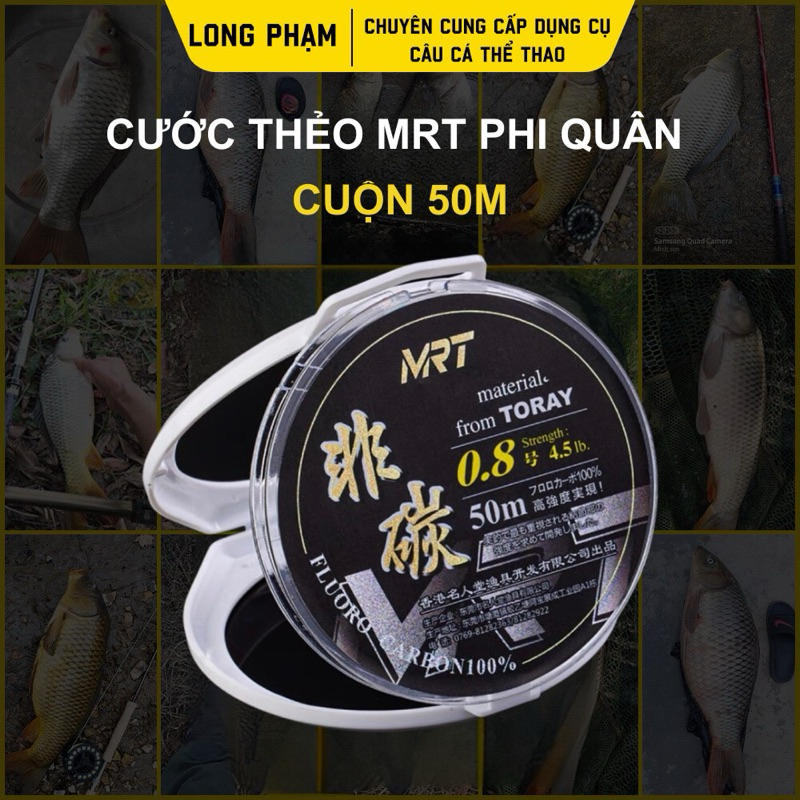 DÂY THẺO MRT PHI QUÂN ( DÂY FLUOROCACBON ) CUỘN 50M
