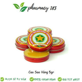  combo 10 hủ Cao Sao Vàng 3gr Cao Xoa Nhức Đầu Đau Bụng Say Tàu Xe Sổ Mũi Côn Trùng Đốt Dầu Cù Là Lọ 3g 