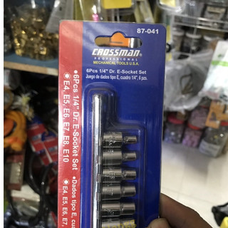 bộ đầu khẩu E cạnh khế 1p4 crossman