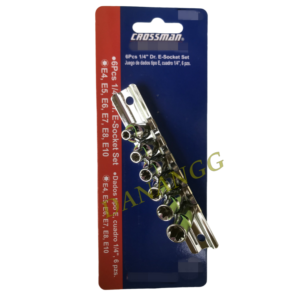 bộ đầu khẩu E cạnh khế 1p4 crossman