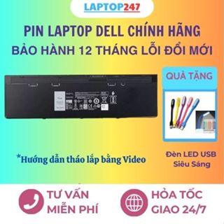 Pin Laptop Dell Latitude E7240 E7250 7240 7250 WD52H VFV59 - Pin Laptop Dell Chính Hãng BH 12 Tháng