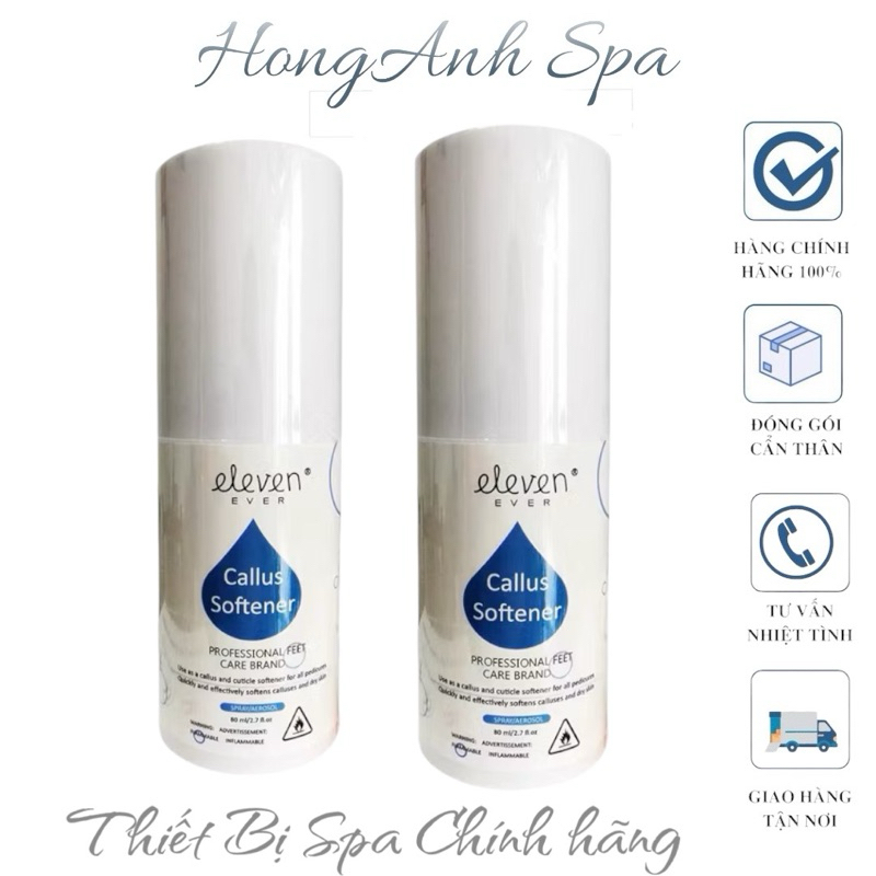 Chai Xịt Mềm Da Chà Gót Eleven ( Sử dụng cùng Máy Chà Gót Chân )