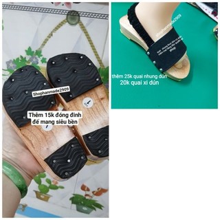 Guốc gổ mộc cho bé cực kì đáng yêu u