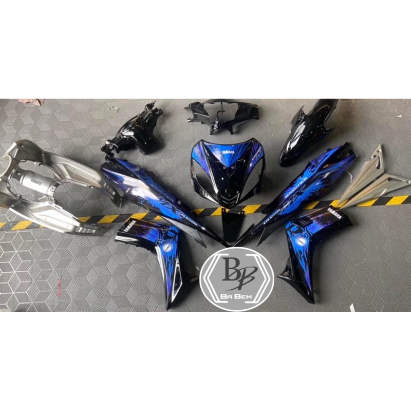 Dàn áo đen bạc 12 món bóng ex nhỏ