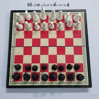 BỘ CỜ VUA NAM CHÂM, bộ cờ vua nam châm hít chặt lên bàn
