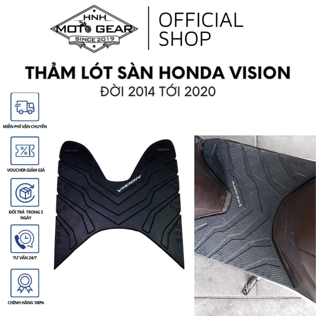 Thảm Để Chân Vision 2014 - 2020 Cao Su Kiểu Indo Dày