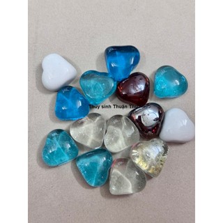 1kg sỏi thủy trang trí decor bể cá nhiều loại, nhiều màu nhiều kích thước