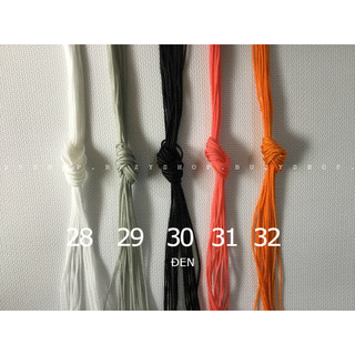 [32 MÀU] Bó 10 mét dây dù 0,8mm làm vòng tay thủ công [nguyên liệu handmade]