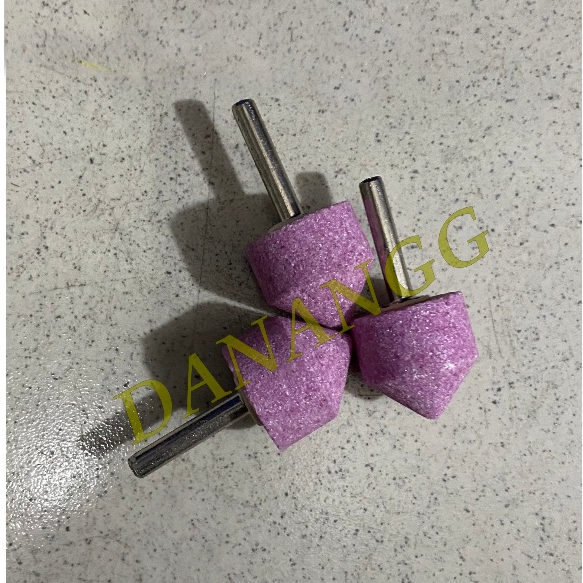 Đá mài đầu trụ nhọn trục 6mm