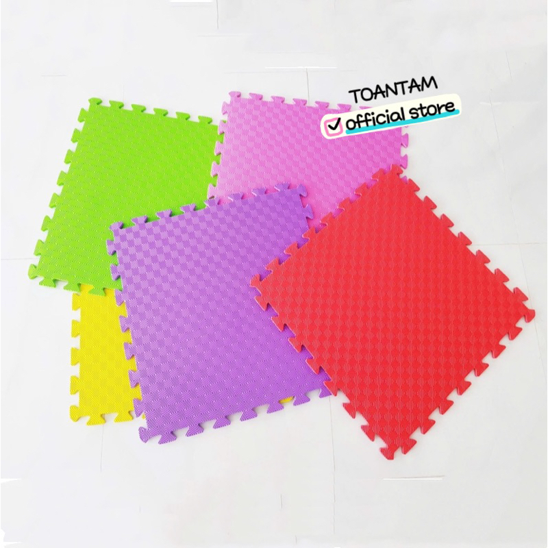 Thảm xốp lót sàn 60cm×60cm×1cm nhiều màu