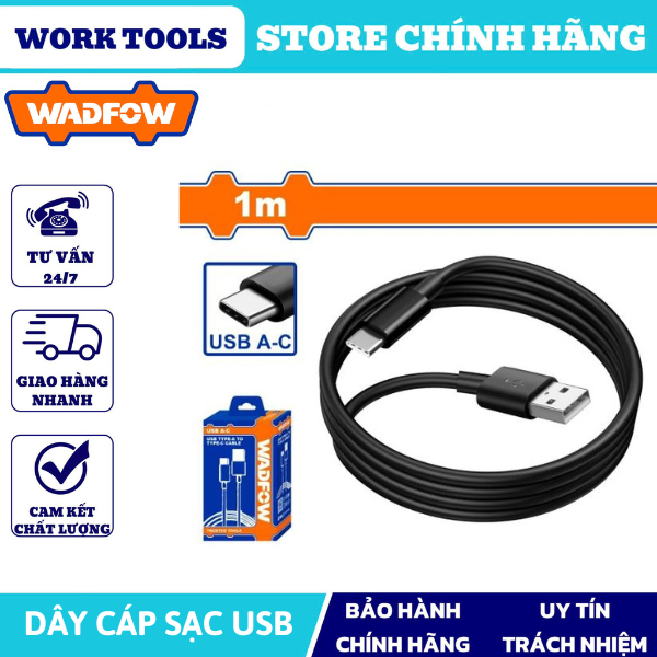 WADFOW Dây cáp sạc USB type-A sang type-C 1M WUB1501