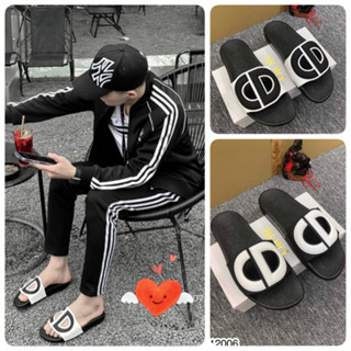 Dép Nam Nữ New Slides D1ORR Chữ CD Dép Quai Ngang Di00r Bản Cao Cấp Sang Trọng Full Box Hot Hit 2023  Little Store