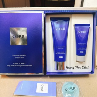Sữa Rửa Mặt Ohui Xanh - Ohui Clinic Science Deep Medi - Cleansing Foam - DÀNH CHO DA DẦU MỤN