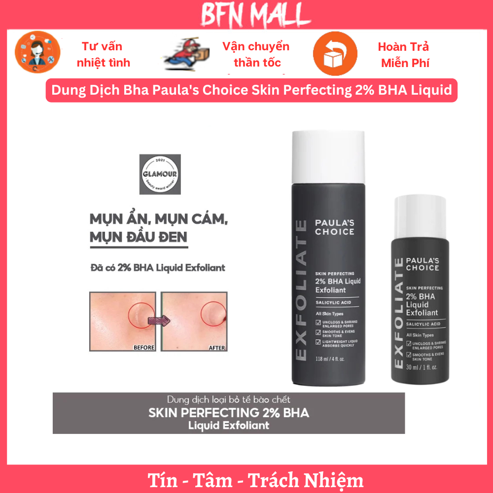 Dung Dịch Bha Paula's Choice Skin Perfecting 2% BHA Liquid