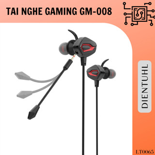 Tai Nghe Gaming GM-008 GM-009 Có Mic Riêng, Chống Ổn, Nhỏ Gọn, Có Dây, Thiết Kế Đẹp Cho Game Thủ