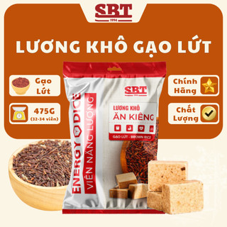Lương Khô Ăn Kiêng Gạo Lứt Loại 475g Eat Clean Ít Calo Giảm Đường Ít Ngọt