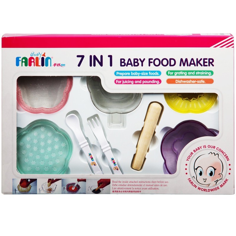 Bộ dụng cụ chế biến thức ăn Farlin 7 in 1 PER-245