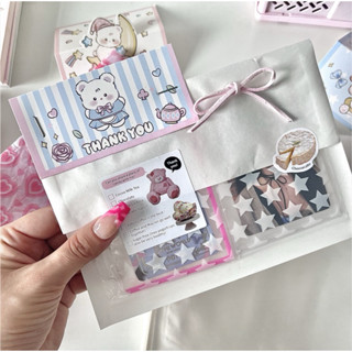 Set 10 Túi Giấy Kính Tự Gấp