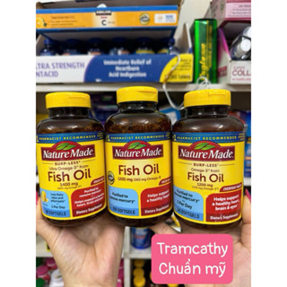 Dầu cá omega 3 Nature Made Fish oil nhiều loại