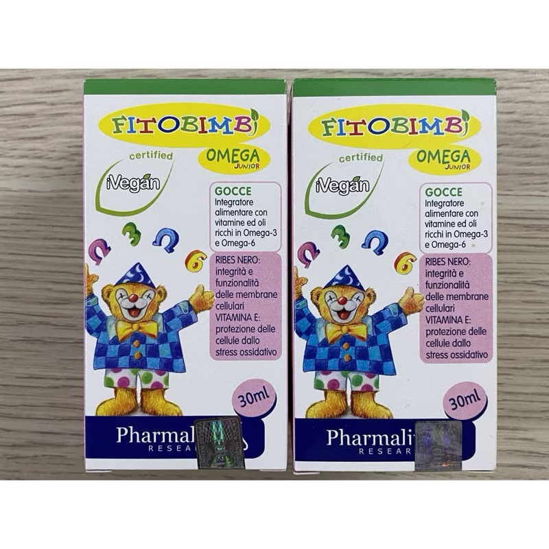 Fitobimbi Omega Junior (Lọ nhỏ giọt 30ml) - Nhập Khẩu Từ Ý