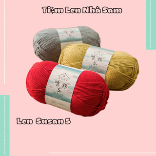 Len Susan Family – Len Susan 5 (Full màu) dùng trong đan móc | Tiệm Len Nhà Sam -  Sam Crochet