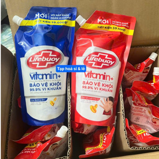 [TÚI 1KG] Nước rửa tay Lifebuoy bạc bảo vệ/ sữa dưỡng ẩm