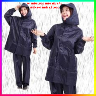 BỘ QUẦN ÁO MƯA ĐI XE MÁY XE ĐẠP VẢI DÙ CAO CẤP TIỆN LỢI CHO NAM VÀ NỮ. BỘ QUẦN ÁO MƯA VẢI DÙ