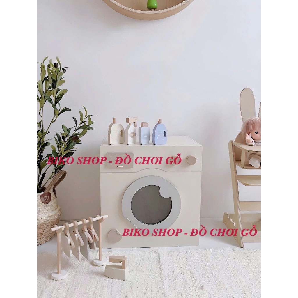 Đồ chơi máy giặt bằng gỗ cho bé - 𝐁𝐈𝐊𝐎 𝐒𝐇𝐎𝐏