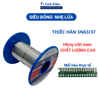 Thiếc hàn nhựa thông sn63 nhẹ lửa mối hàng sáng.