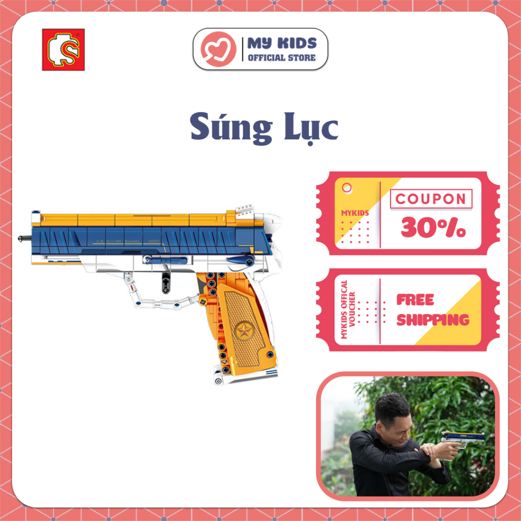 Đồ Chơi Lắp Ráp Kiểu Súng Đồ Chơi Mô Hình Lego Súng Lục Desert Eagle