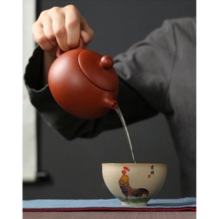Chén Trà Giao Kê Đấu Thái Phỏng Cổ (100 -115 ml)